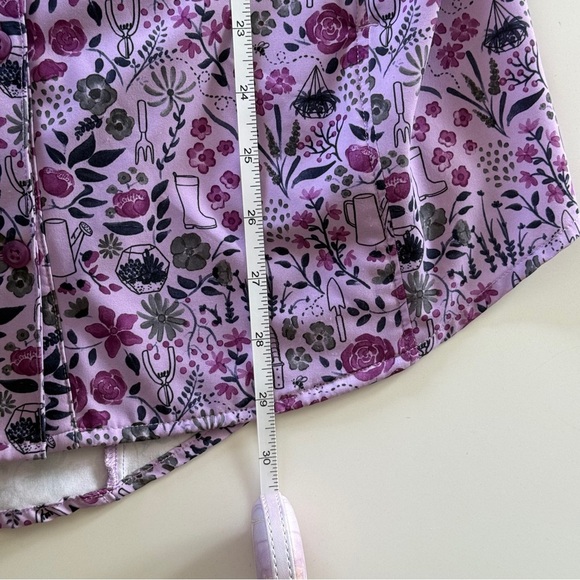 Duluth-Flex-Sidewinder Long Sleeve Shirt-Garden Print-Purple-Cooling-Vented-S - Picture 14 of 15